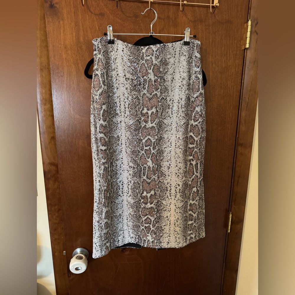 Commando sequin midi skirt size XL